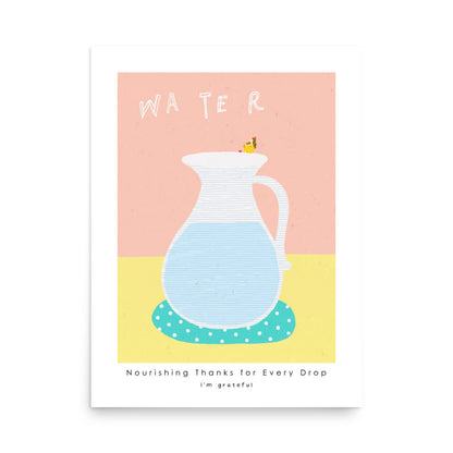 Thankful Table - Water Poster