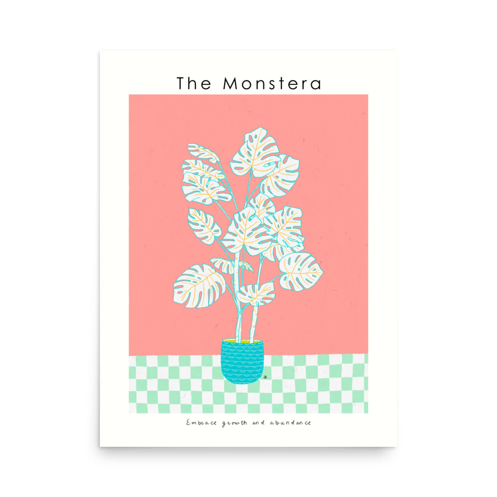 The Monstera Poster | Shuu.Room Botanical Collection | Premium Quality
