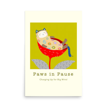 Paws in Pause - Portrait Poster