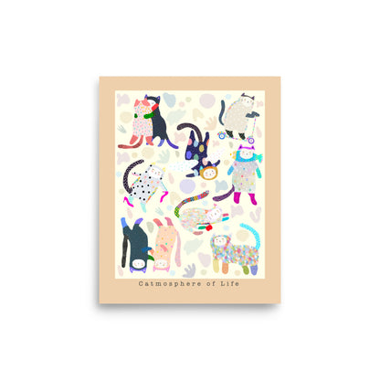 Catmosphere of Life - Portrait Poster