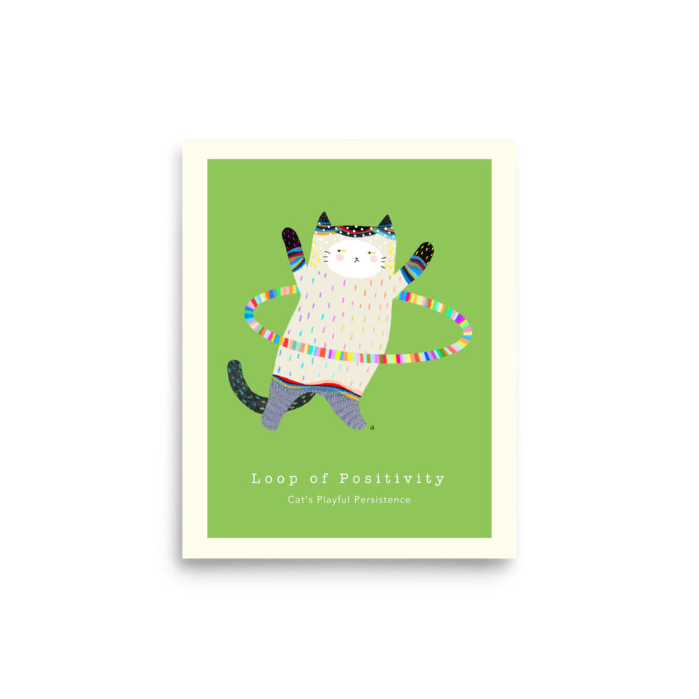 Loop of Positivity - Portrait Poster