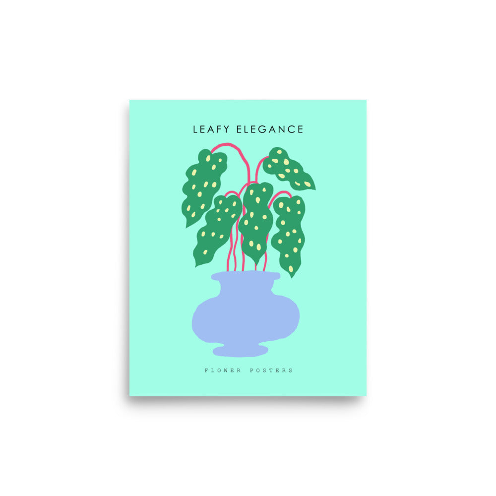 Leafy Elegance - Poster